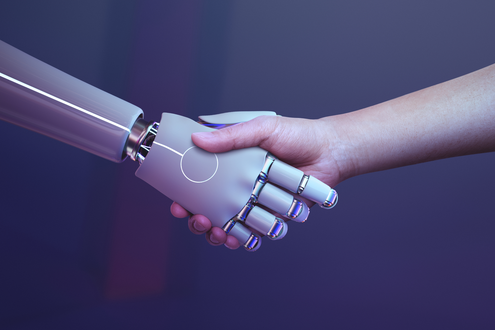 همکاری ربات ها و انسان ها در اجرای معاملات